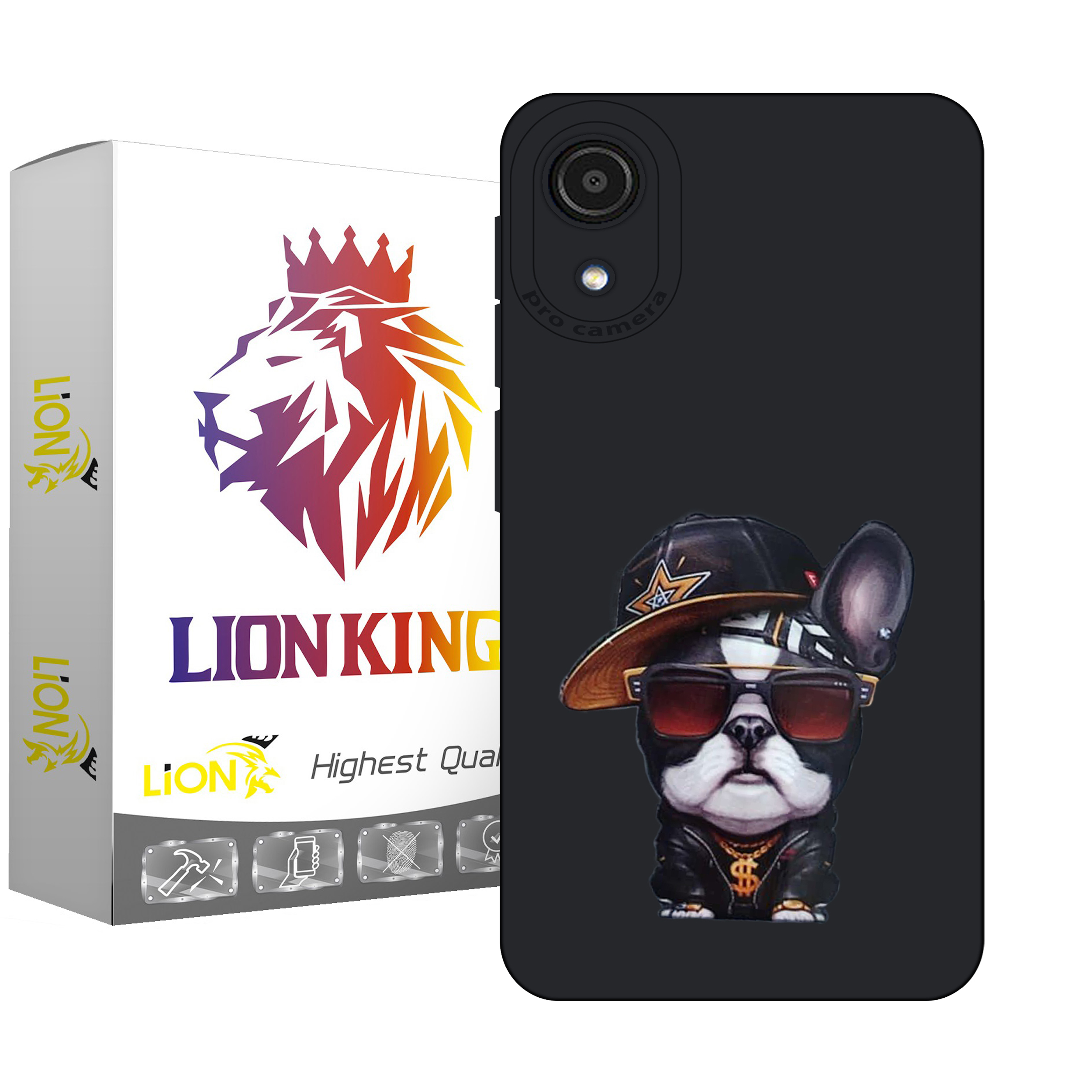 کاور لاین کینگ مدل بولداگ مناسب برای گوشی موبایل سامسونگ Galaxy A03 Core