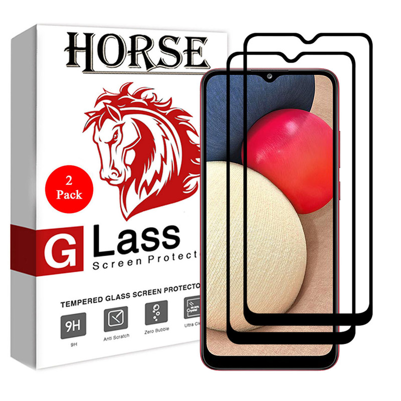 محافظ صفحه نمایش 5D هورس مدل FAG مناسب برای گوشی موبایل سامسونگ Galaxy A02s بسته دو عددی | کالا برتری