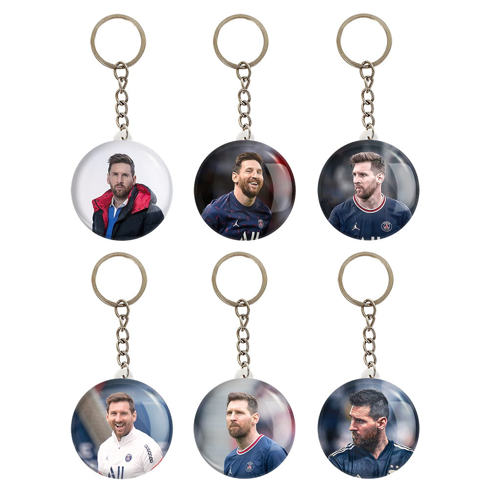 جاکلیدی خندالو مدل لیونل مسی کد 667B مجموعه 6 عددی