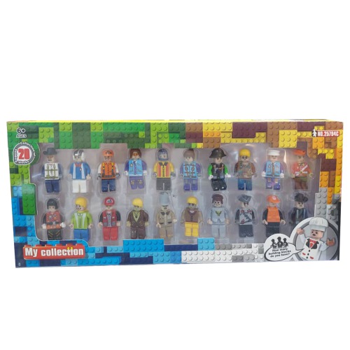 فیگور اوسینی طرح مشاغل کد 25794B بسته 20 عددی کد 02