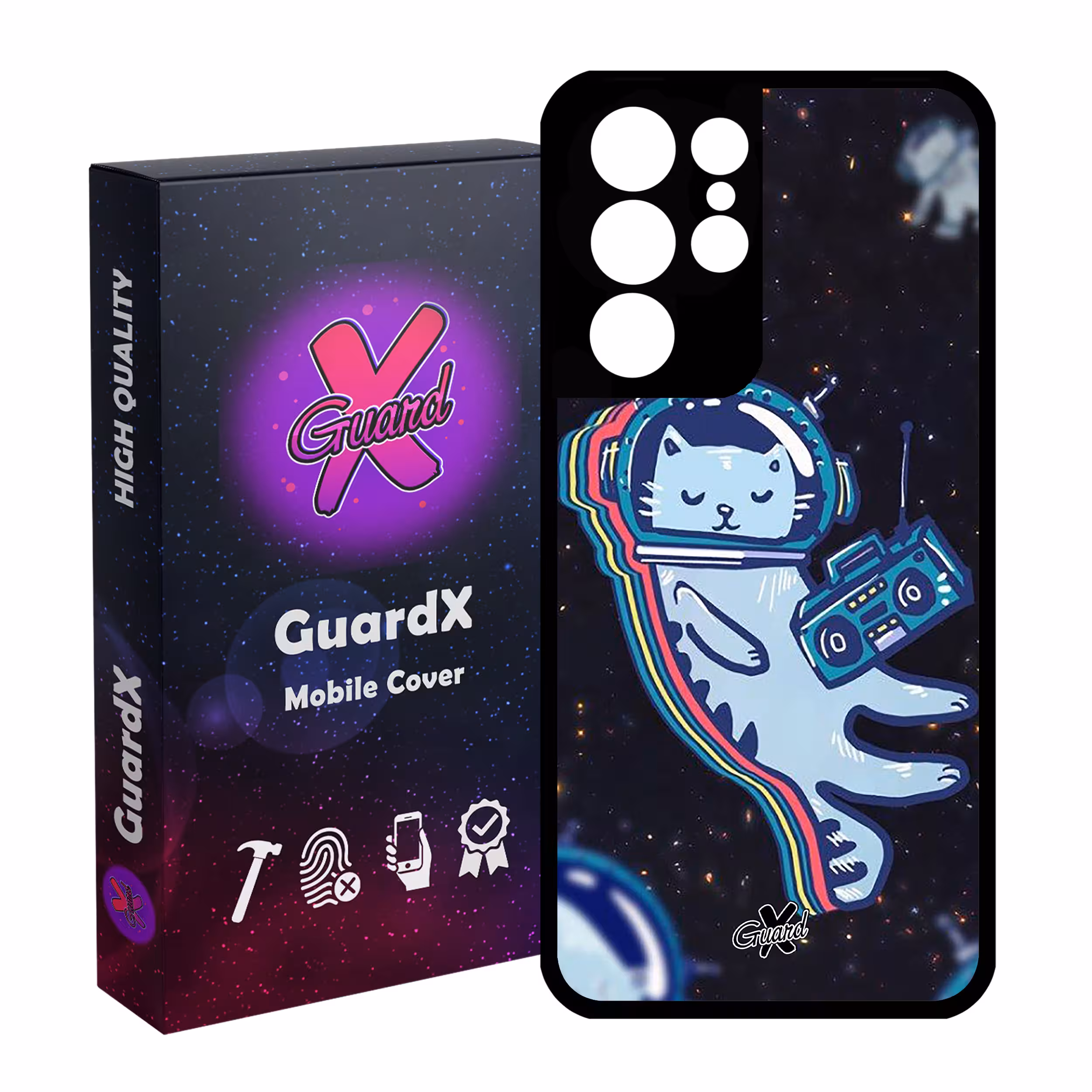 کاور گارد ایکس طرح Galaxy مدل Glass10072 مناسب برای گوشی موبایل سامسونگ Galaxy S21 Ultra