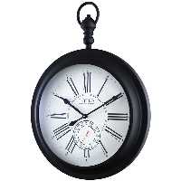 ساعت ديواری فلزی شماته دار لوتوس کد محصول: JOLIET M-4031-BLACK