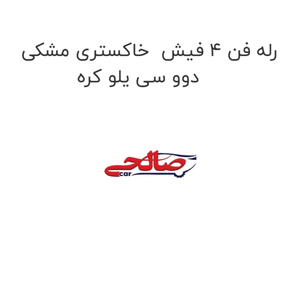 رله فن 4 فیش  خاکستری مشکی دوو سی یلو کره
