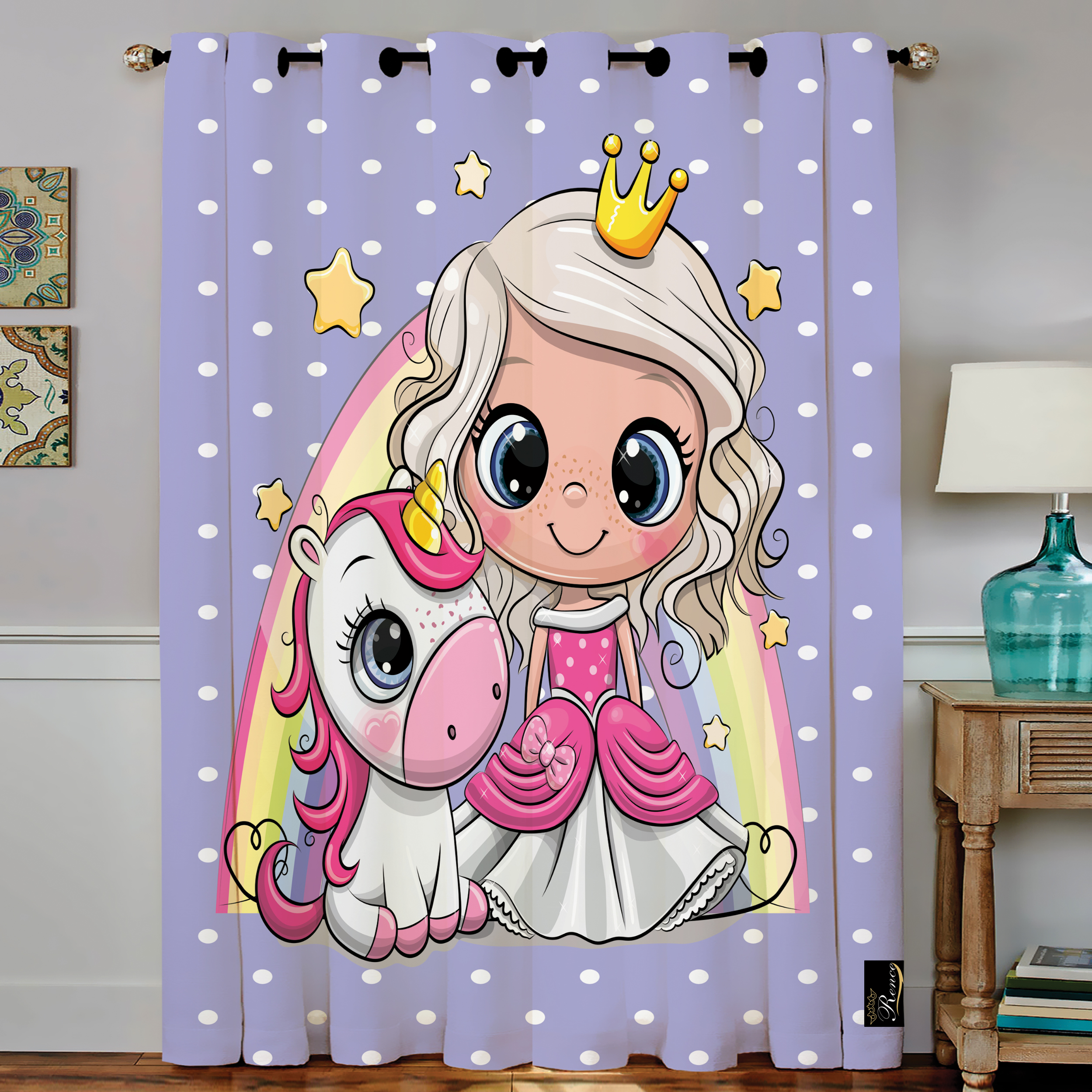 پرده کد C4-50616 سایز 190x140 سانتی متر 