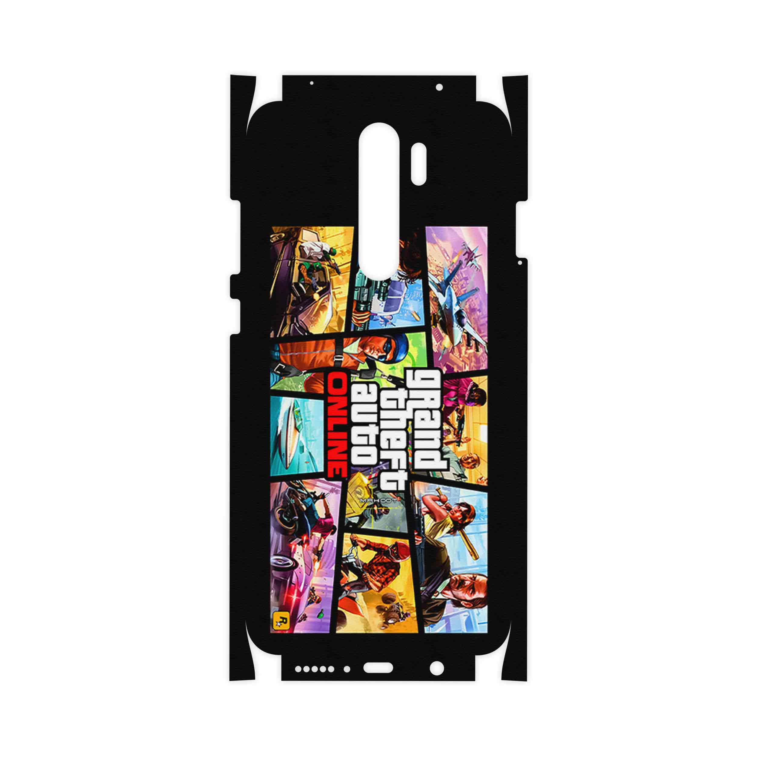 برچسب پوششی ماهوت مدل GTA Online Game Series-FullSkin مناسب برای گوشی موبایل شیائومی Redmi Note 8 Pro