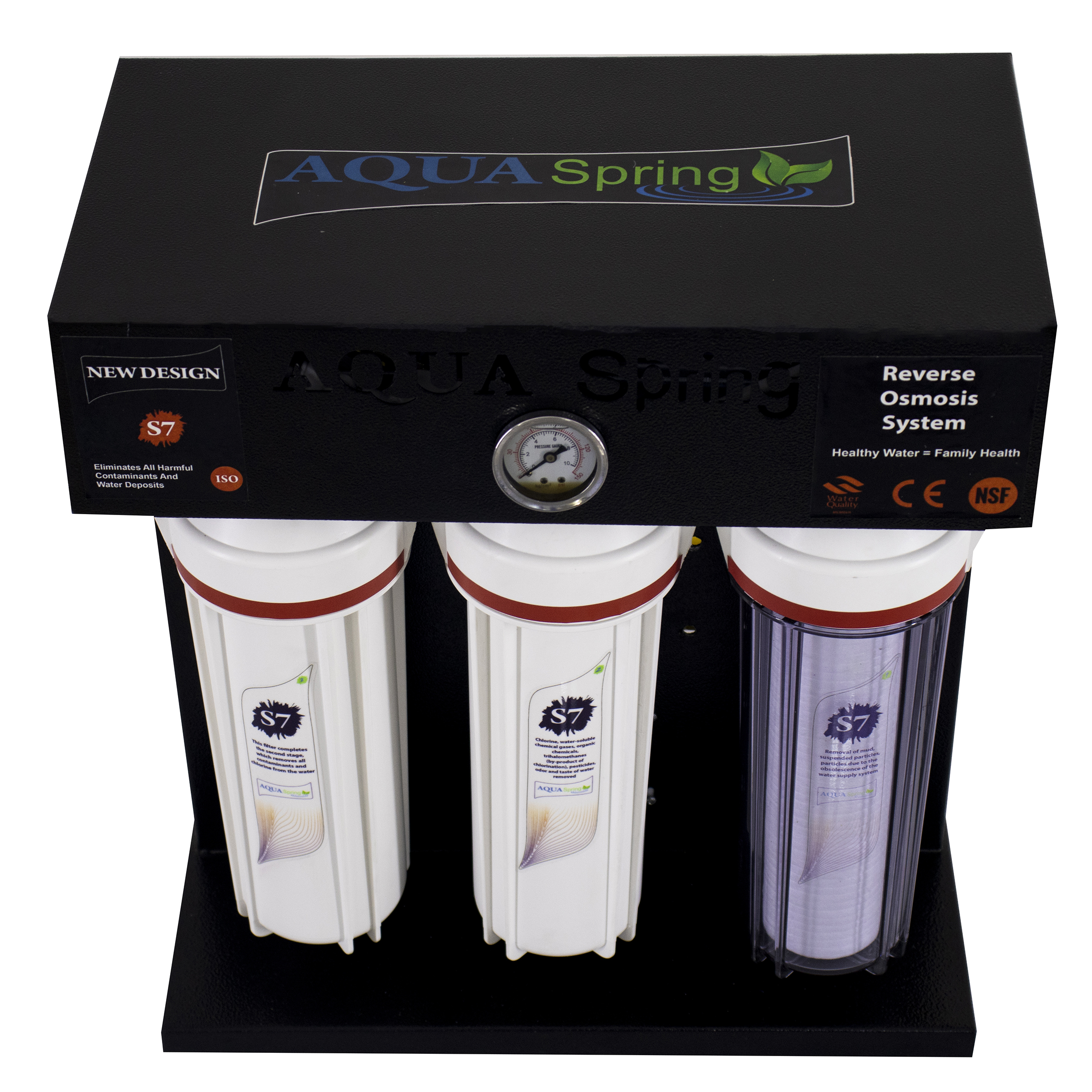 دستگاه تصفیه کننده آب آکوآ اسپرینگ مدل RO-S7-BZ 7080