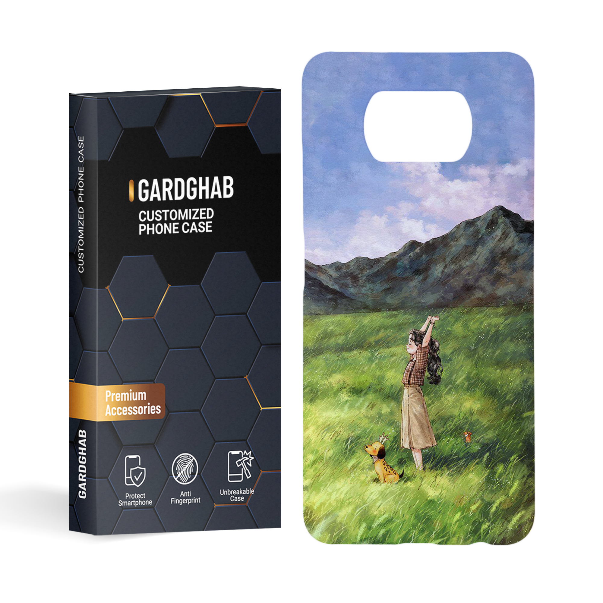  کاور گارد قاب مدل دخترانه مناسب برای گوشی موبایل شیائومی poco x3