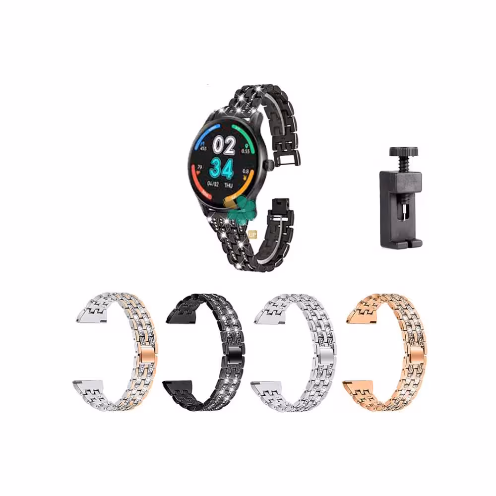 بند ساعت استیل Wearlizer مناسب شیائومی Haylou GS LS09A