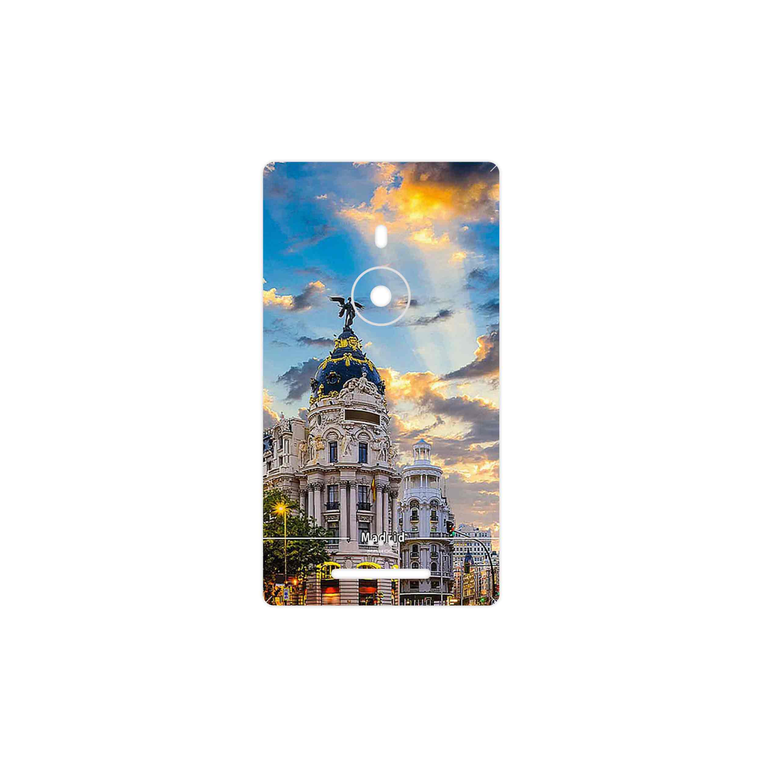 برچسب پوششی ماهوت مدل City of Madrid مناسب برای گوشی موبایل نوکیا Lumia 925