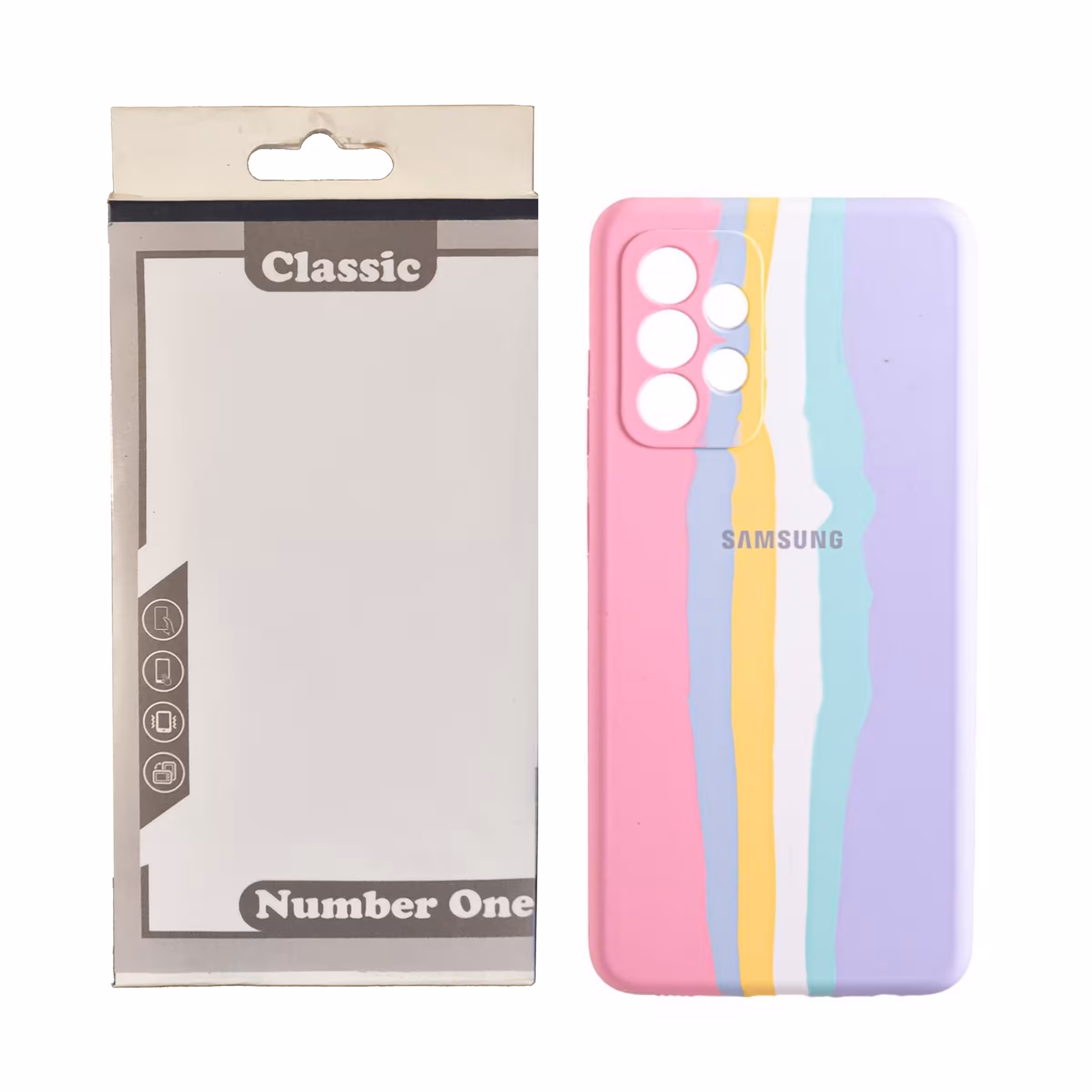 کاور کلاسیک طرح آبرنگی مدل سیلیکون کد KHO.90 مناسب برای گوشی موبایل سامسونگ Galaxy A13 4G