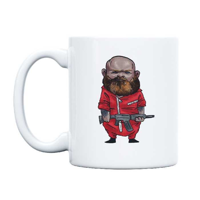 ماگ طرح کاریکاتور مدل خانه کاغذی