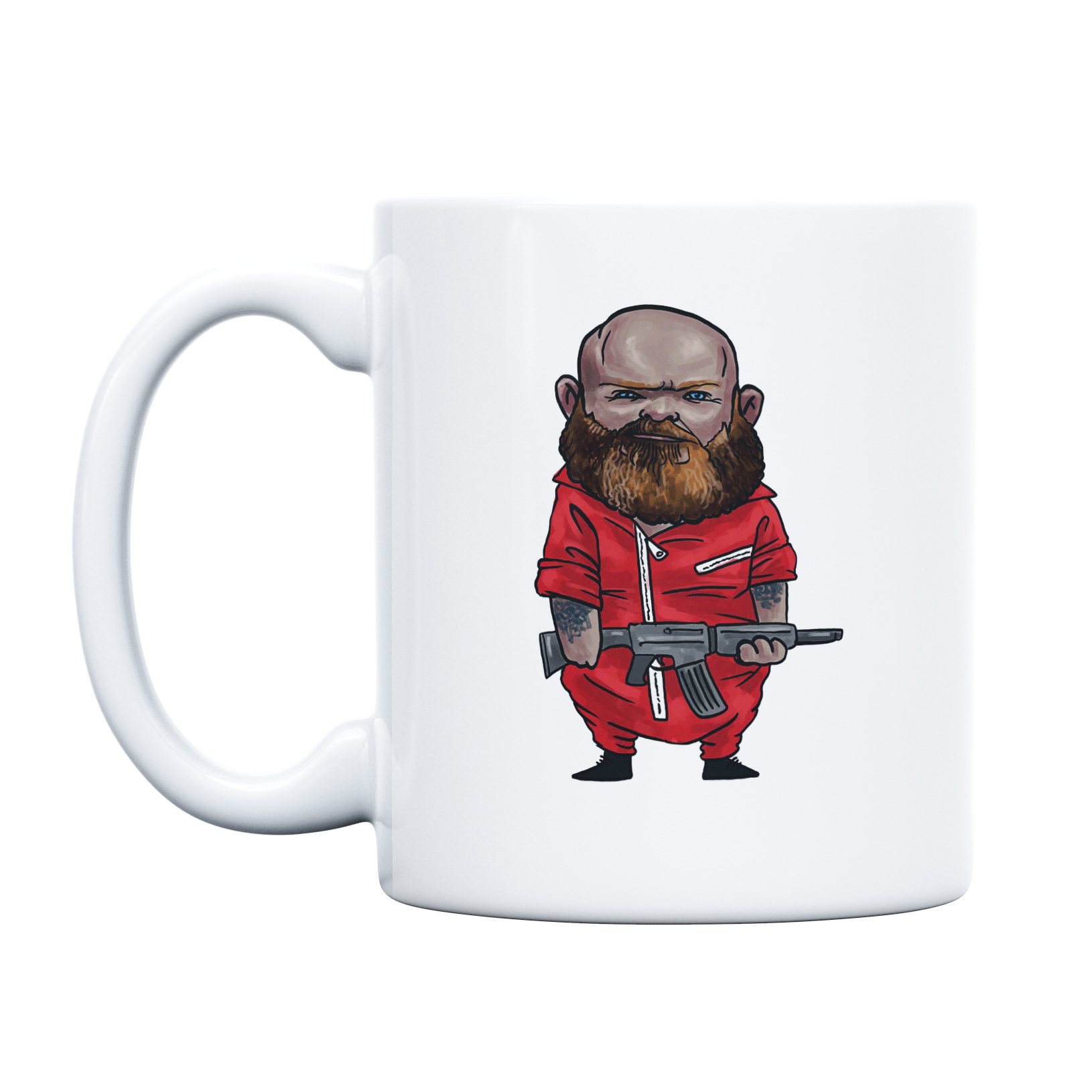 ماگ طرح کاریکاتور مدل خانه کاغذی