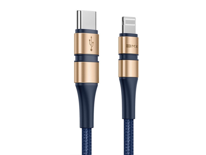 کابل شارژ سریع و انتقال داده تایپ سی به لایتنینگ بیسوس Baseus BMX Type-C PD To Lightning Cable 1.8m