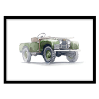 قیمت و خرید تابلو دکوراتیو مدل نقاشی خودرو کلاسیک کد 1667