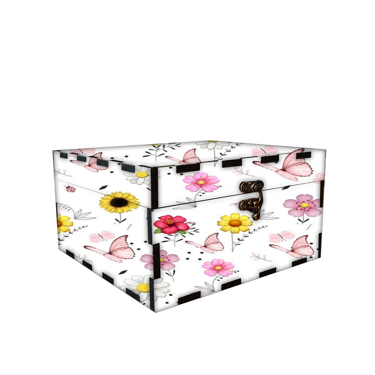 جعبه هدیه مدل گل کد 347