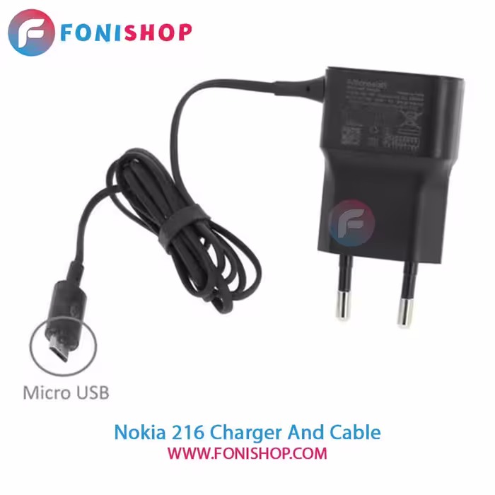 کابل و شارژر اصلی نوکیا Nokia 216