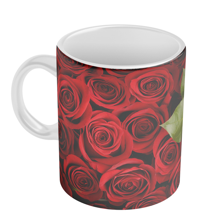 ماگ مدل گل گیاه رز