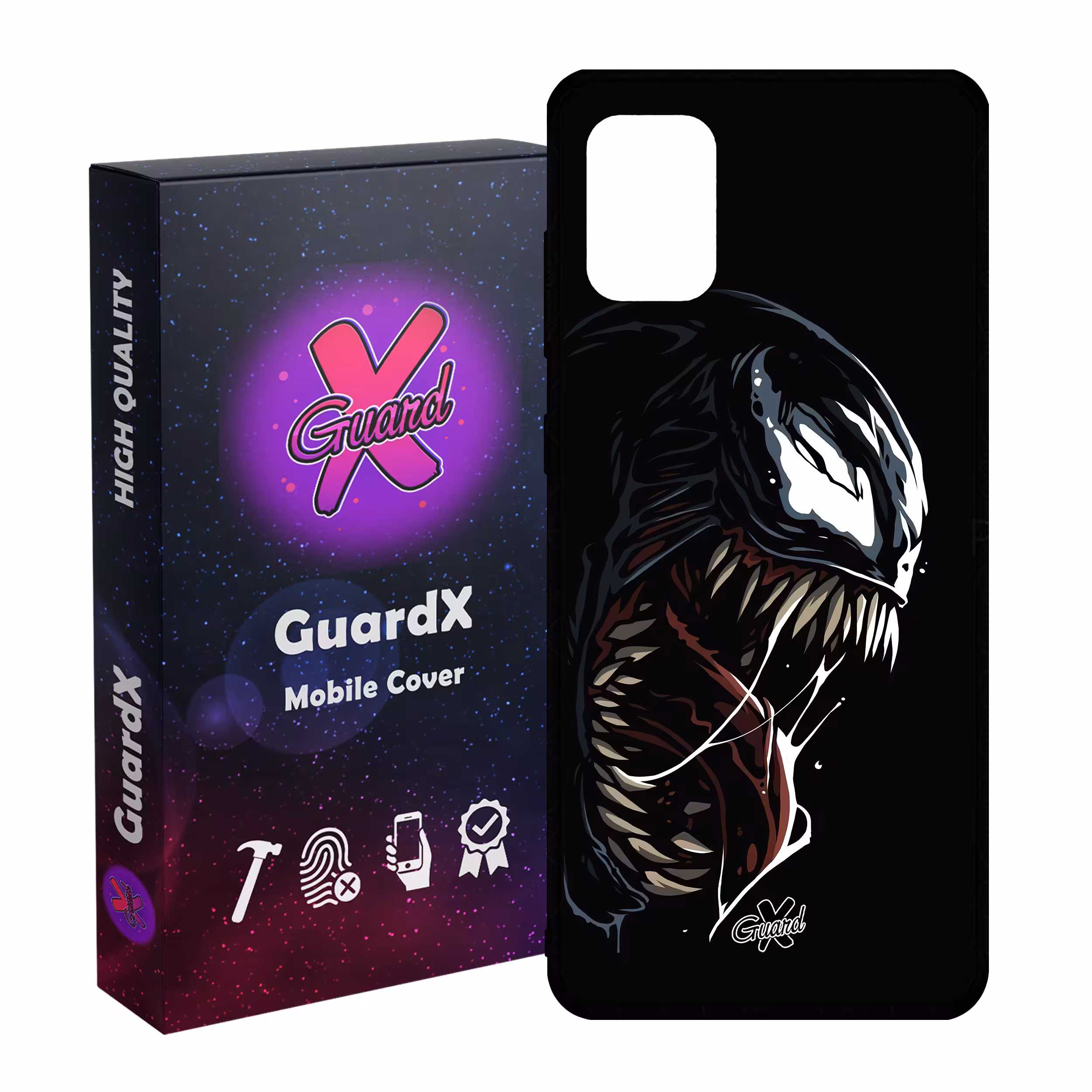 کاور گارد ایکس طرح ونوم مدل Glass10472 مناسب برای گوشی موبایل سامسونگ Galaxy A31