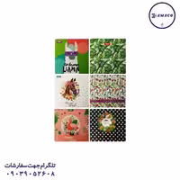 یادداشت کوکی خشتی 15*15  0288 کلیپس