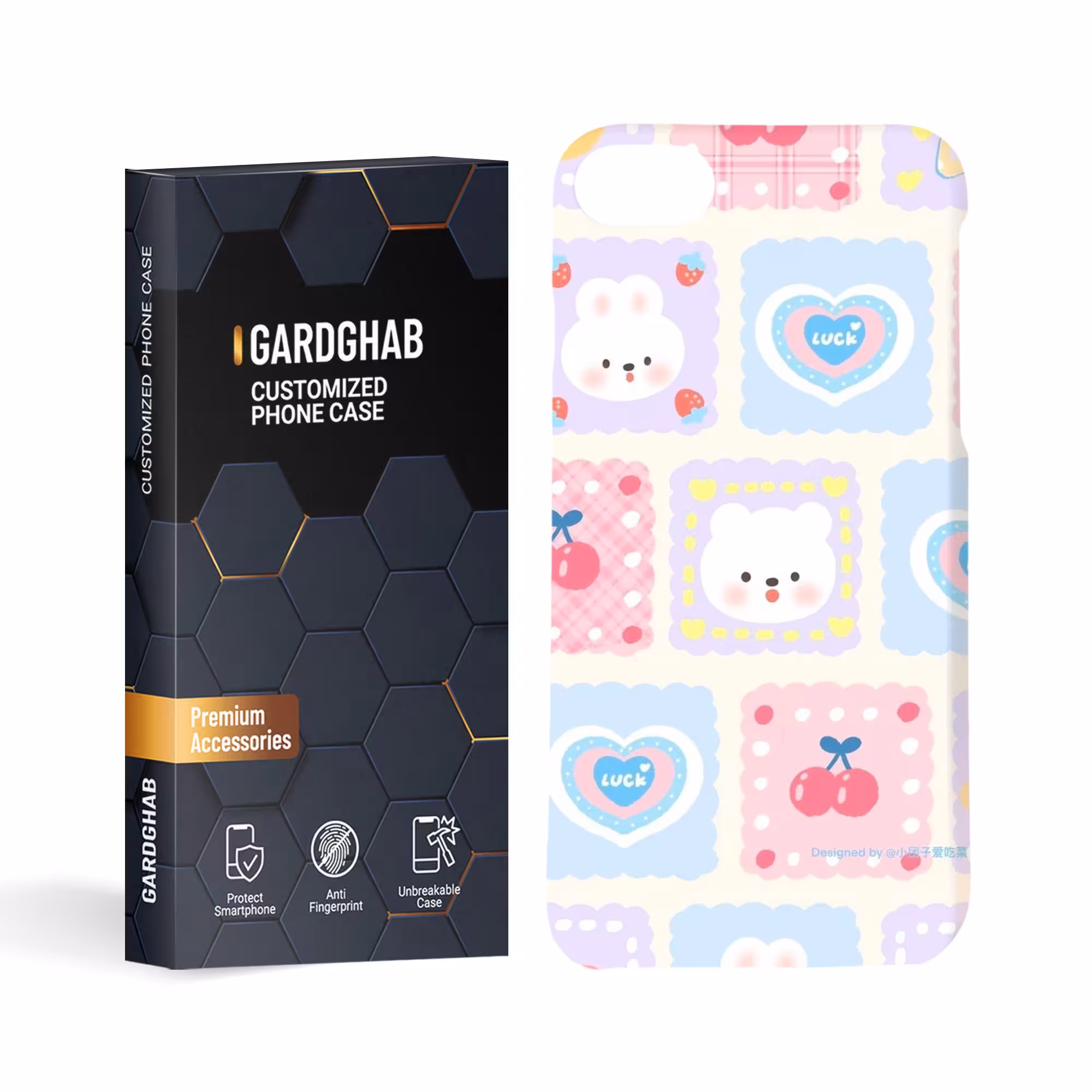 گارد قاب کاور دخترانه مدل g1105 مناسب برای گوشی موبایل آیفون 7