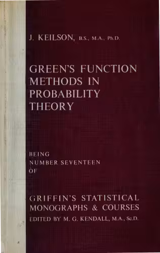 خرید و دانلود نسخه کامل کتاب Green's function methods in probability theory
