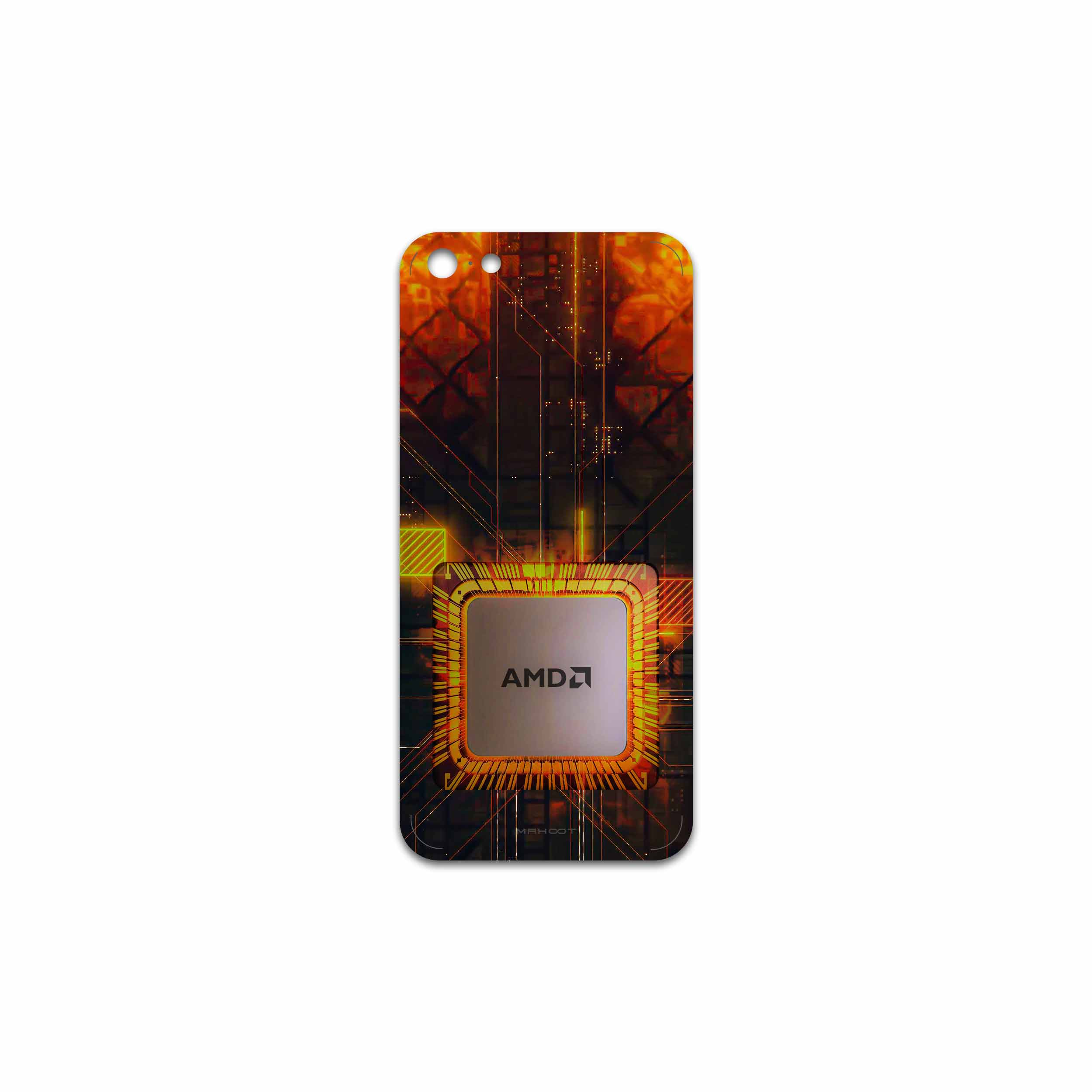 برچسب پوششی ماهوت مدل AMD Brand مناسب برای گوشی موبایل اپل iPhone 5c