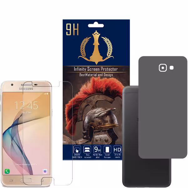 برچسب پوششی اینفینیتی مدل PRO MAX مناسب برای گوشی موبایل سامسونگ Galaxy J5 PRIME به همراه محافظ صفحه نمایش