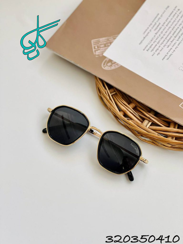 خرید عینک اسپرت برند Luciano دارای استاندارد UV400 فرم فلزی همراه کاور و دستمال کد 2415223 - ردگل