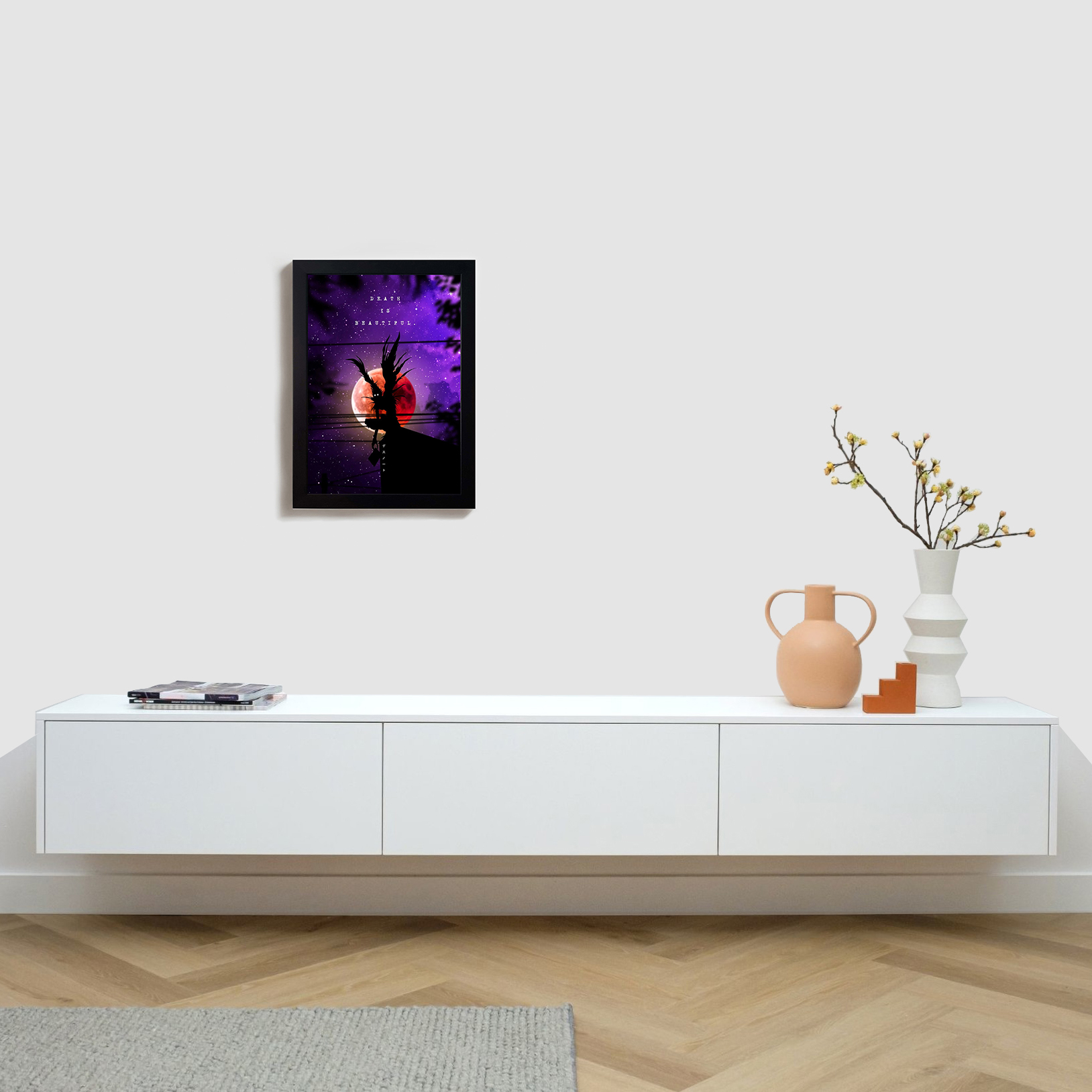 تابلو مدل انیمه دفترچه مرگ death note B295