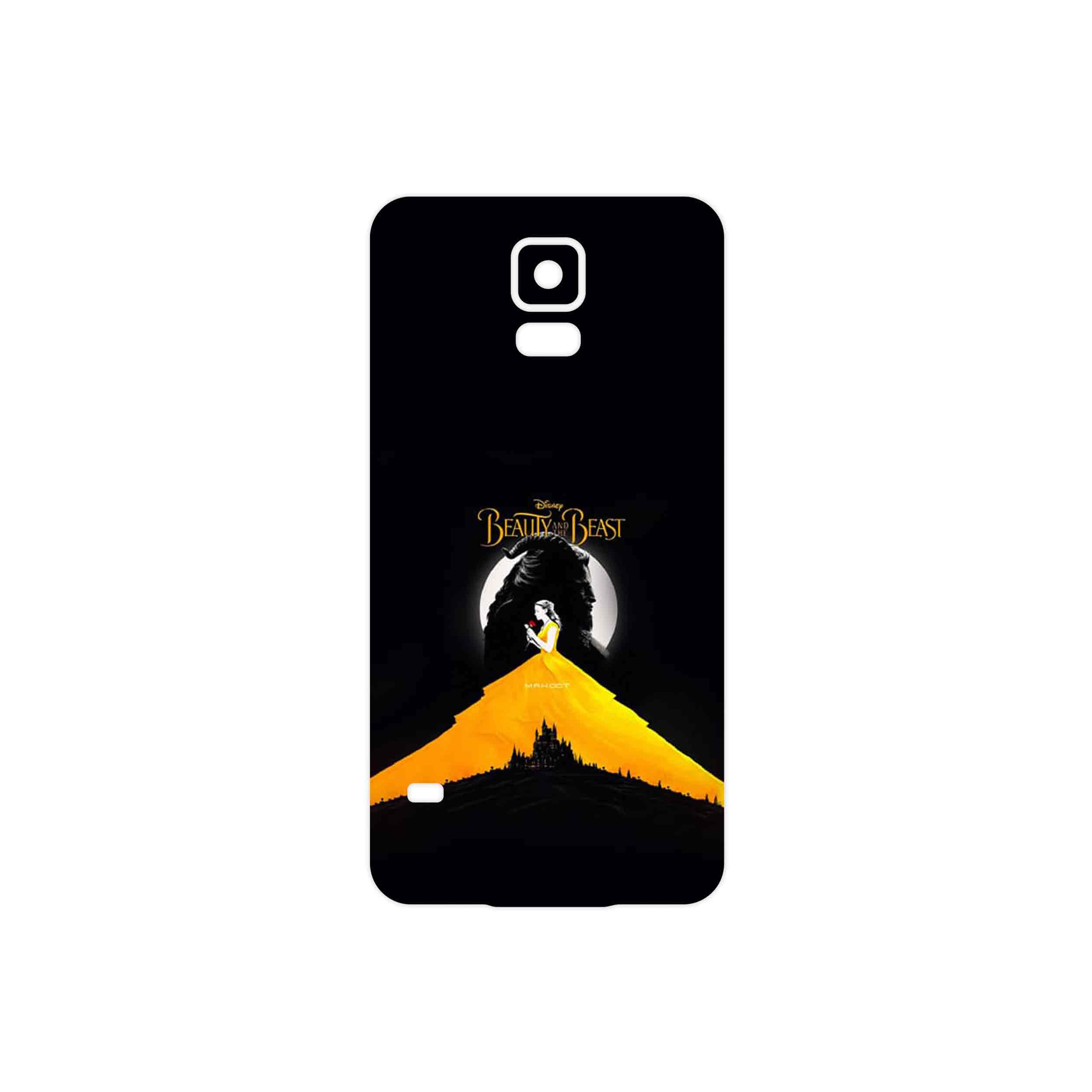 برچسب پوششی ماهوت مدل Beauty and the Beast مناسب برای گوشی موبایل سامسونگ Galaxy S5