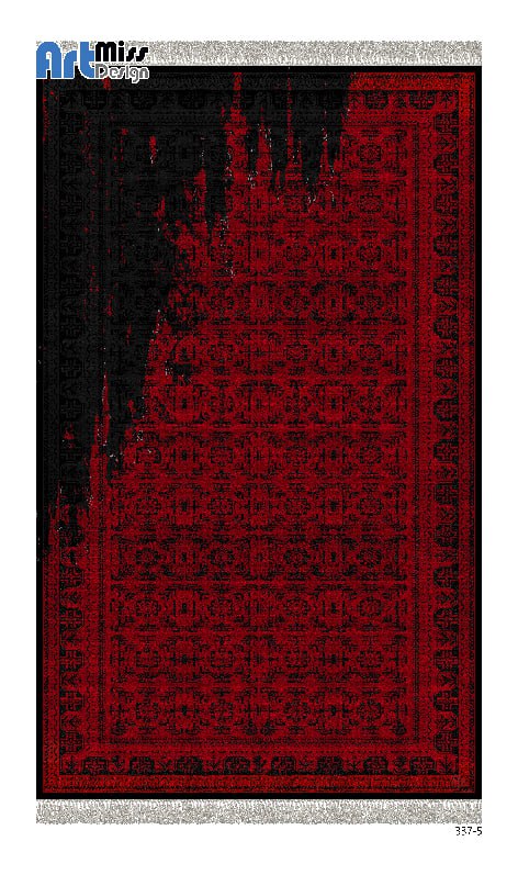 فرشینه و قالیچه درجه1 در ابعاد متنوع با ترمز فرش زمینه قرمز مشکی