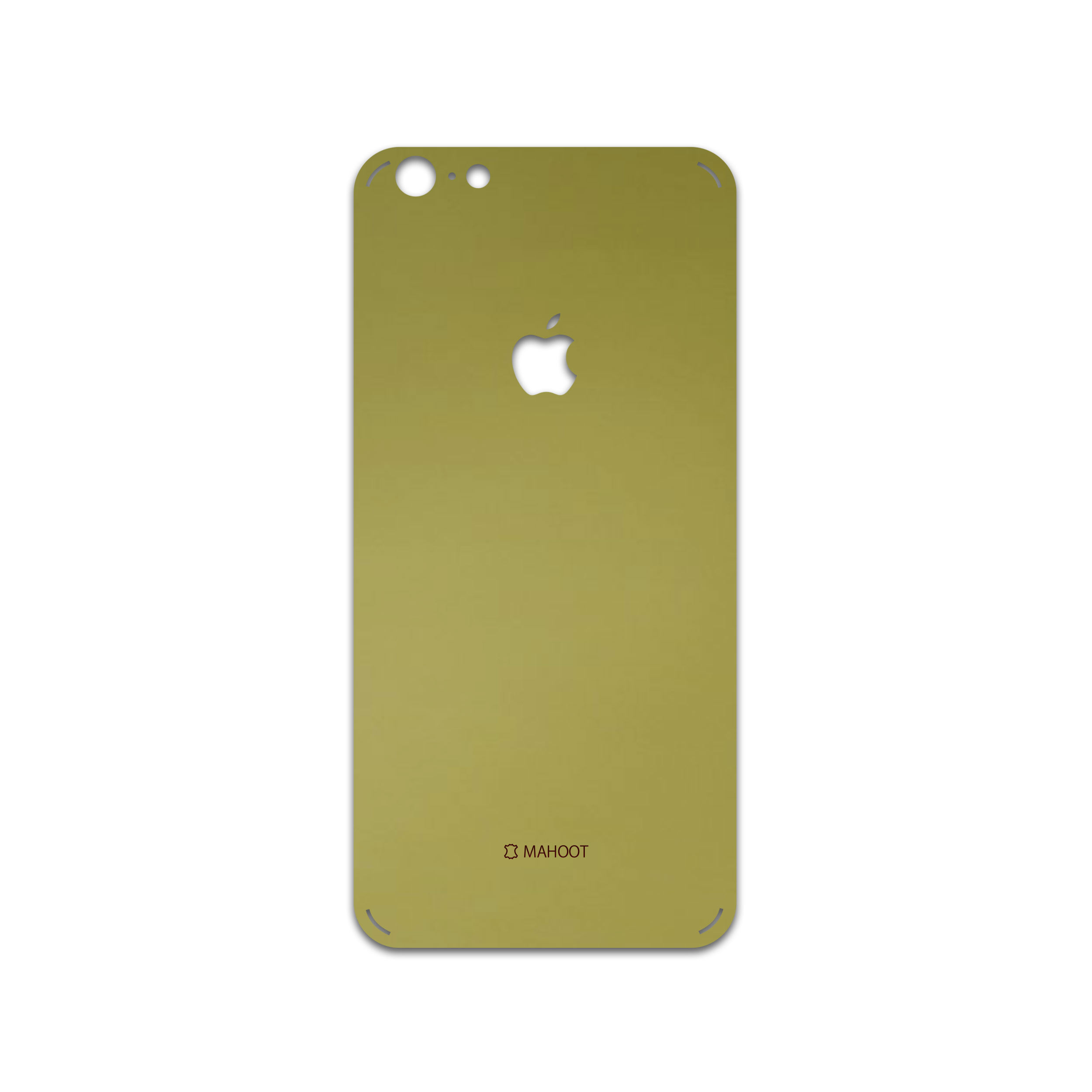 برچسب پوششی ماهوت مدل Matte-Gold مناسب برای گوشی موبایل اپل iPhone 6s Plus