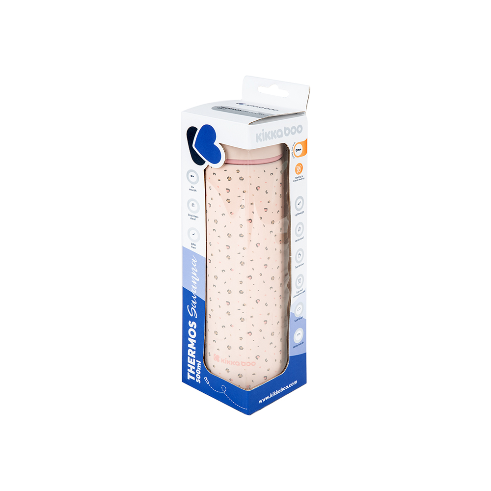 فلاسک نوشیدنی 500 میلی لیتر مدل Savanna کیکابو KikkaBoo