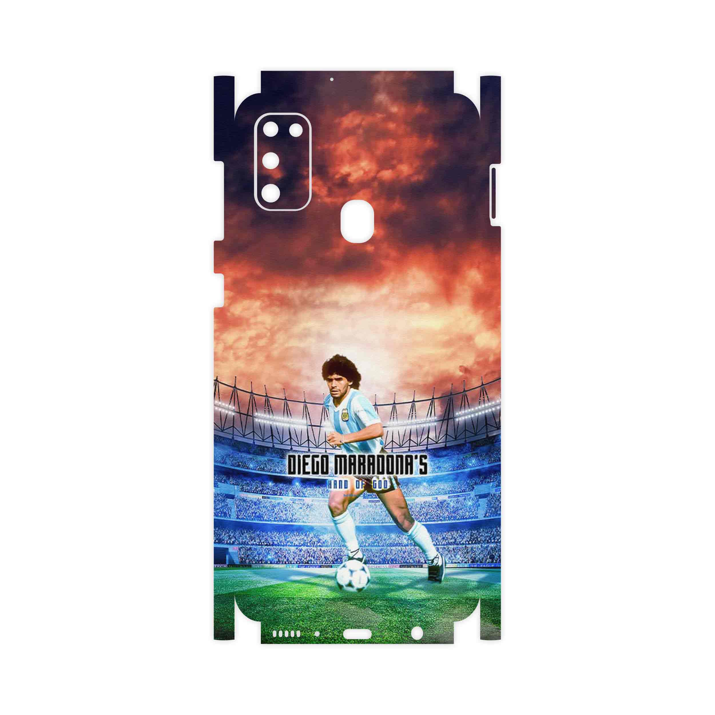 برچسب پوششی ماهوت مدل Diego Maradona-FullSkin مناسب برای گوشی موبایل سامسونگ Galaxy M21