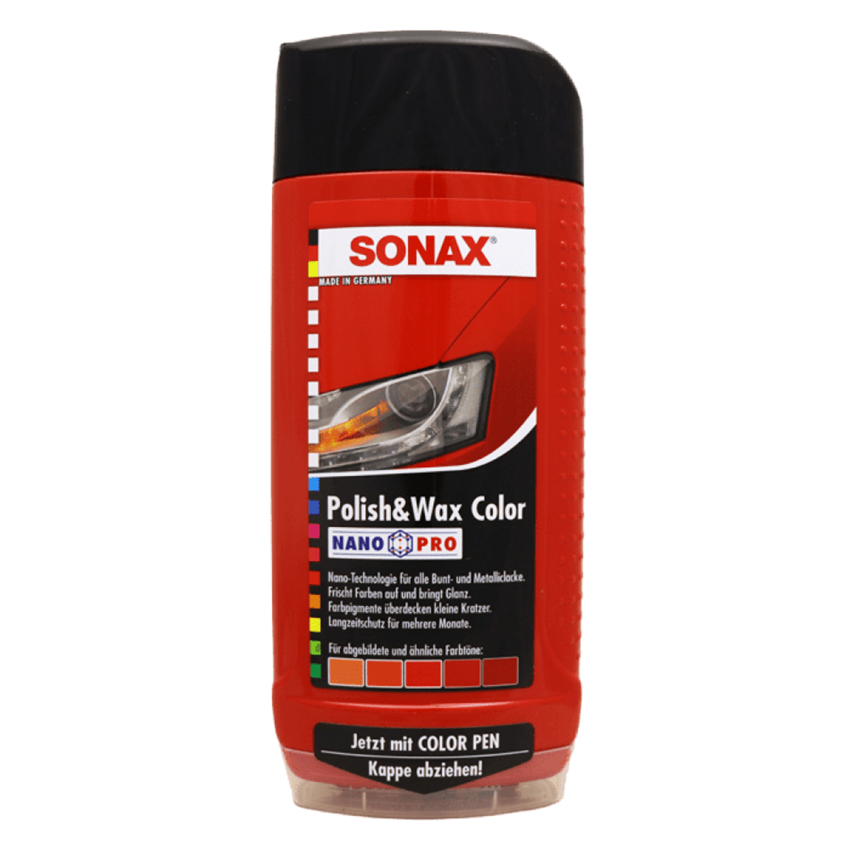 پولیش و واکس رنگی سوناکس کد 02 حجم 500 میلی لیتر