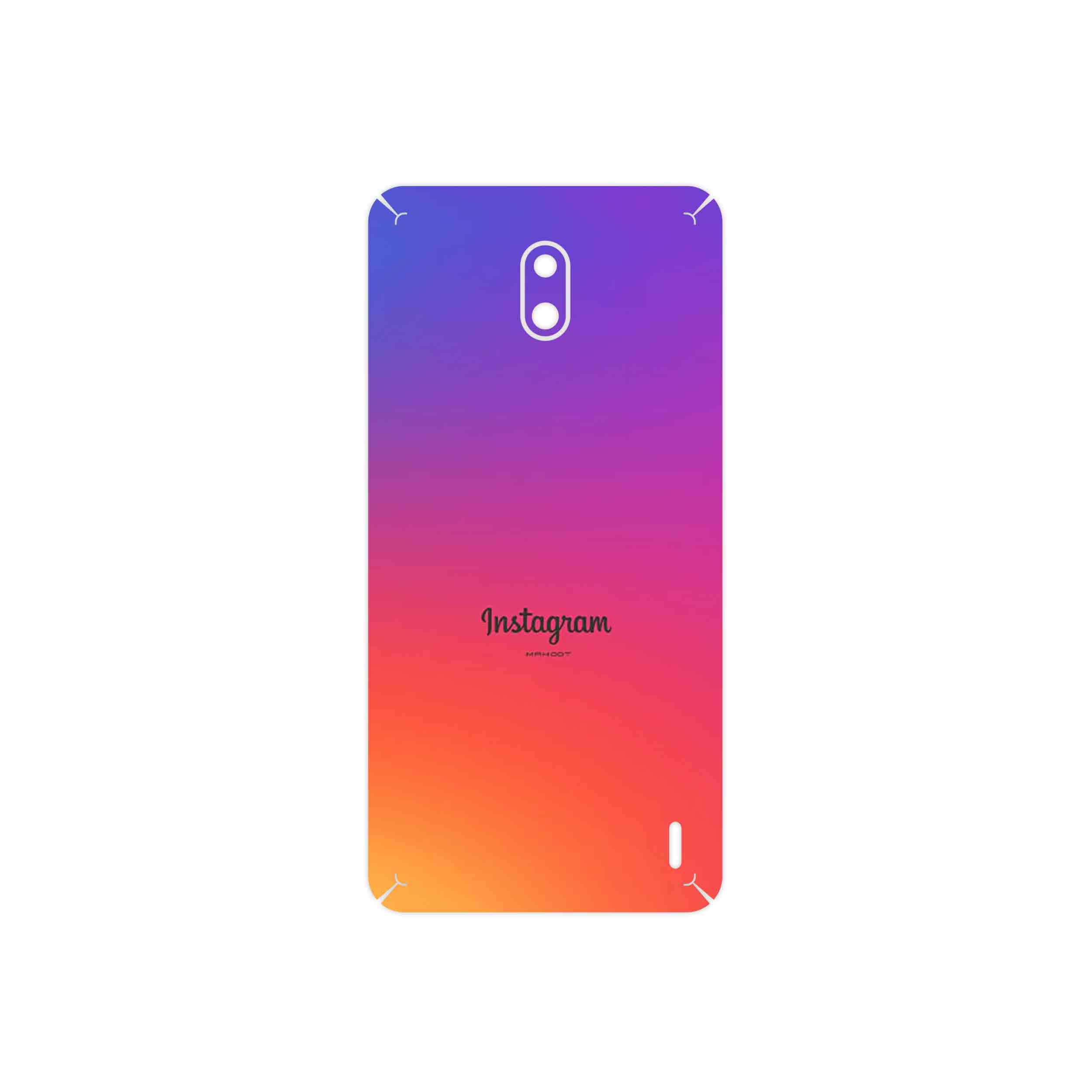 برچسب پوششی ماهوت مدل Instagram مناسب برای گوشی موبایل نوکیا 2