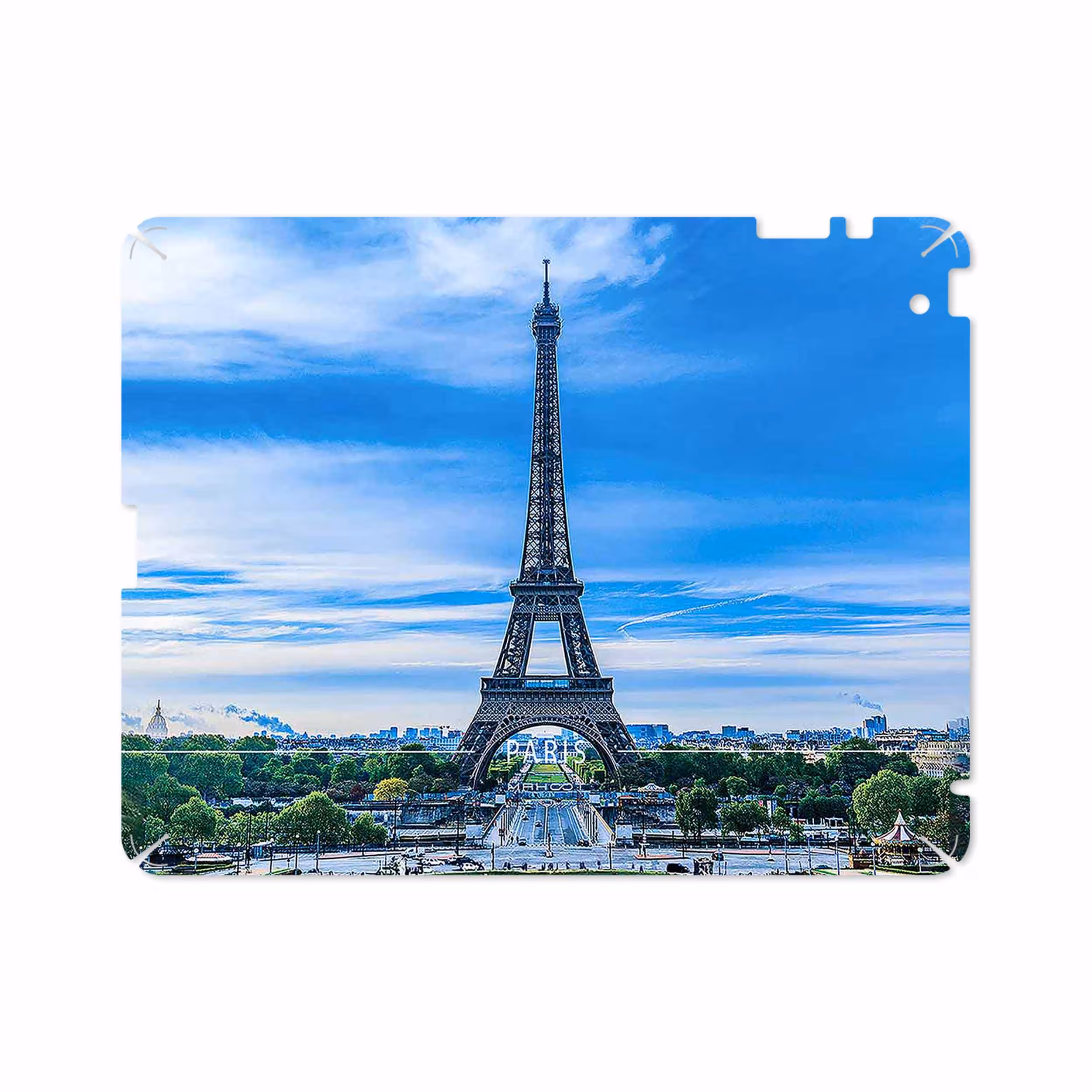 برچسب پوششی ماهوت مدل Paris City مناسب برای تبلت اپل iPad 2 2011 A1397