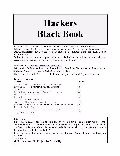خرید و دانلود نسخه کامل کتاب Hackers Blackbook