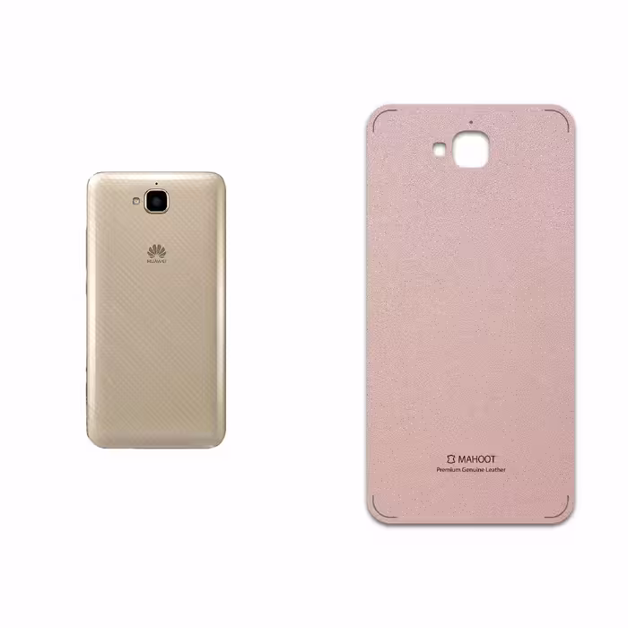 برچسب پوششی ماهوت مدل Rose Gold Leather مناسب برای گوشی موبایل هوآوی Y6 Pro