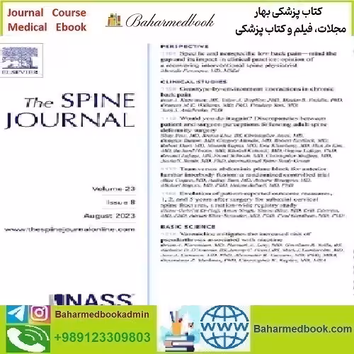 The Spine Journal Volume 23 Issue 1 to 8 2023 TRUE PDF pric