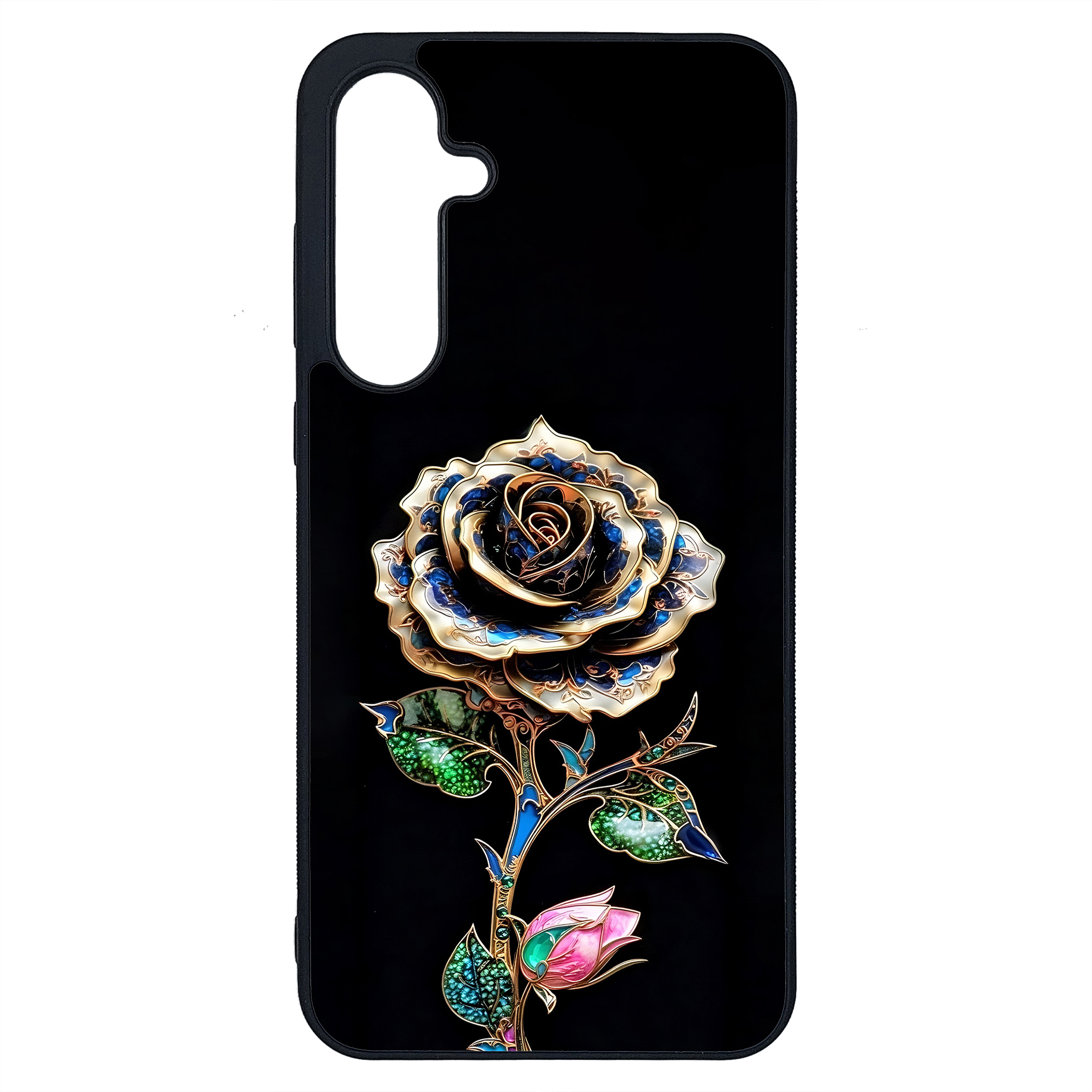 کاور طرح گل کد G-035 مناسب برای گوشی موبایل سامسونگ Galaxy A55 | دیجی قاب دونی