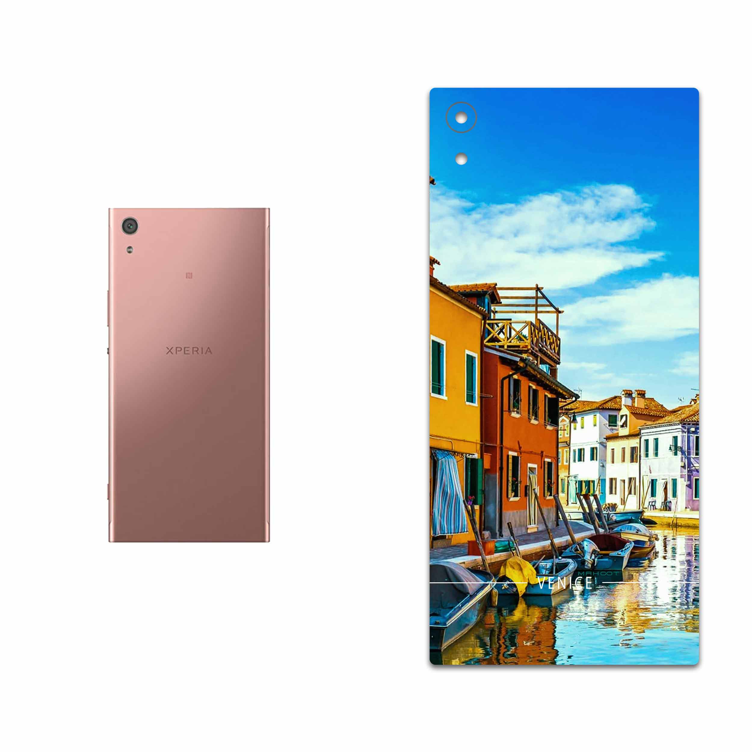 برچسب پوششی ماهوت مدل Venice City مناسب برای گوشی موبایل سونی Xperia XA1 Ultra