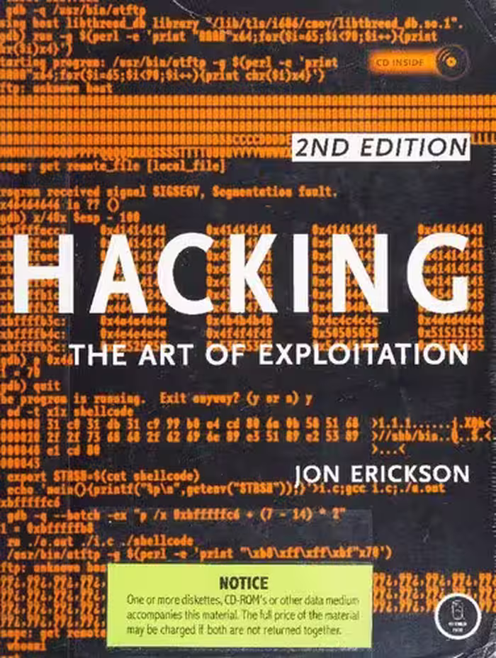 خرید و دانلود نسخه کامل کتاب Hacking: The Art of Exploitation 2nd Edition