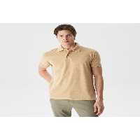 تی شرت یقه پولو نود مردانه آستین کوتاه بژ اورجینال Nautica
