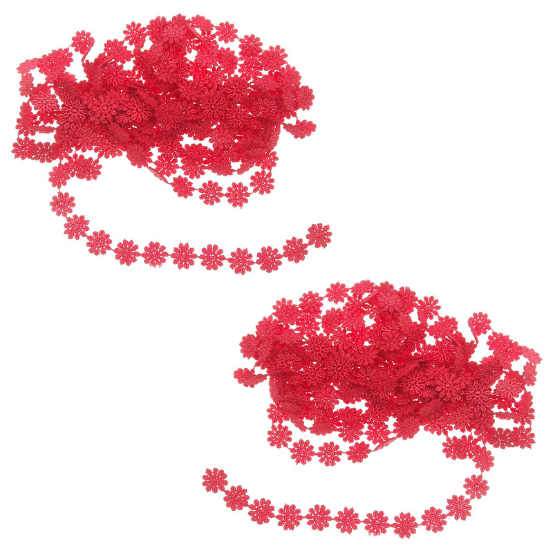 نوار یراق مدل گل Y1170 طول 3.7 متر بسته 2 عددی