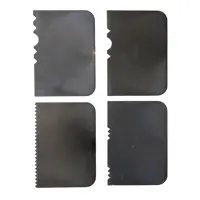 کاردک شیرینی پزی لوازم قنادی پسته طرح گاناش مدل PST128 مجموعه 4 عددی