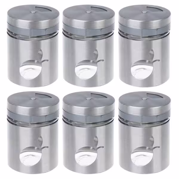 ست جا ادویه‌ ۶ پارچه مدل 3 کاره دور استیل کد MD489