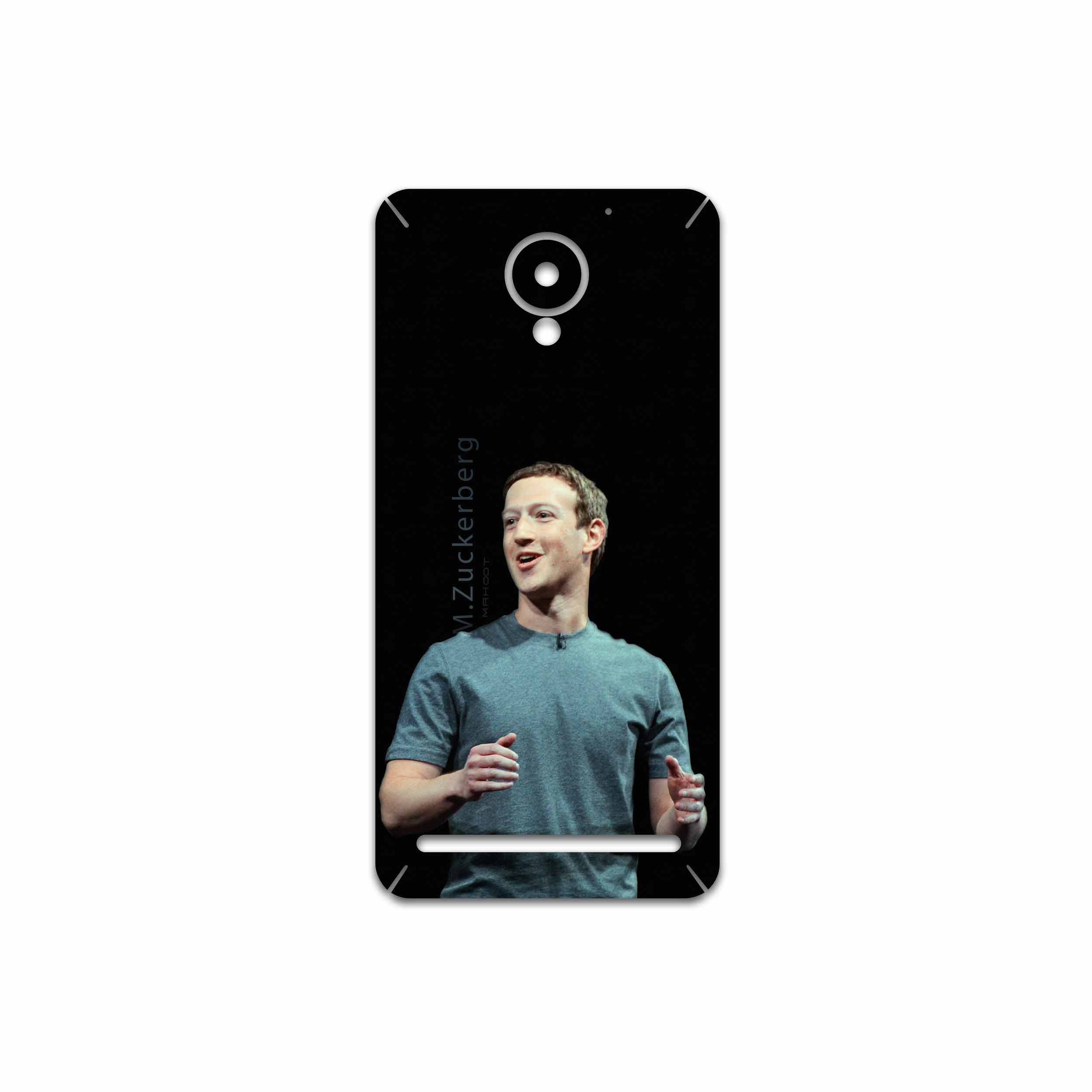 برچسب پوششی ماهوت مدل Mark Zuckerberg مناسب برای گوشی موبایل لنوو Vibe C2
