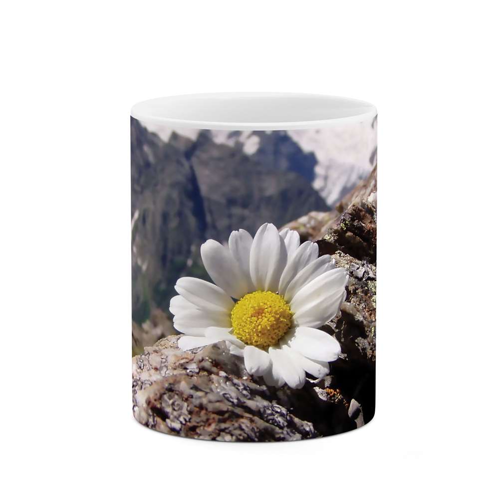 ماگ طرح گل در کوهستان مدل 04878