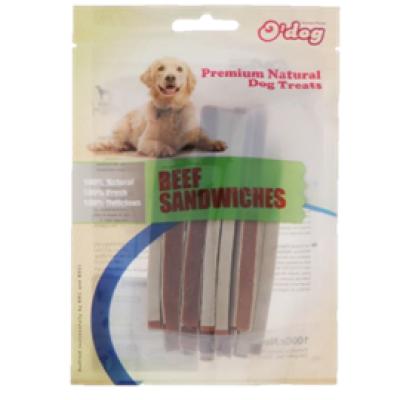 تشویقی سگ اوداگ با ساندویچهای گوشت گاو Odog Dog Treat With beef sandwiches